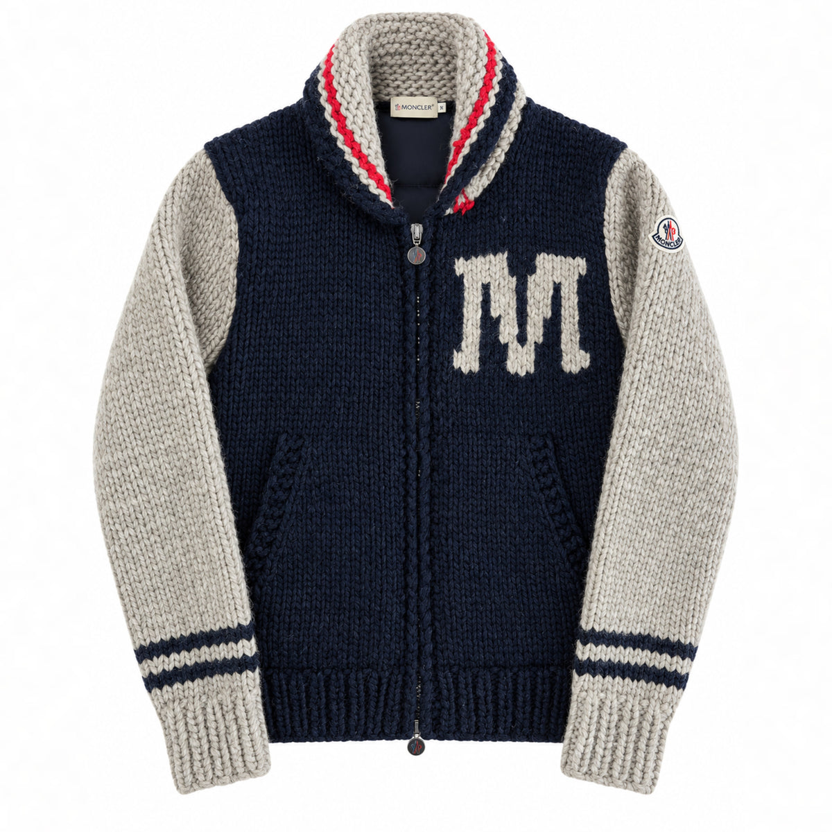 Moncler Knitted Cardigan – Second Hand (Uppfräschad)