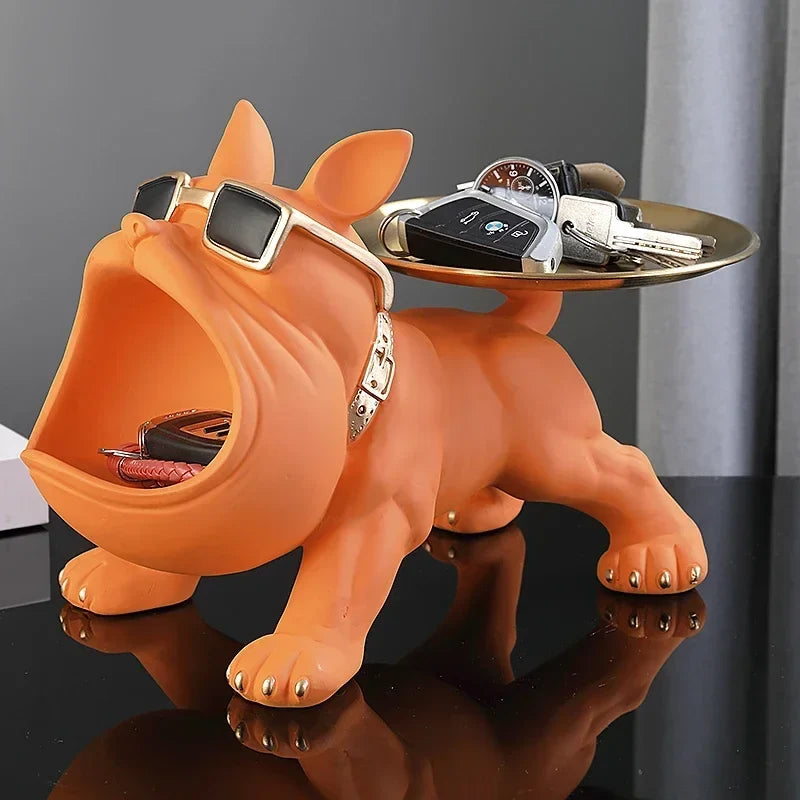 Bulldogg med Förvaringsbricka – bild 3