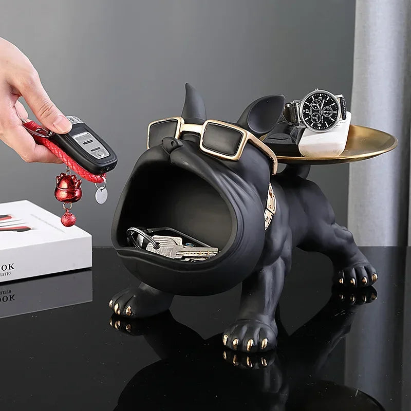 Bulldogg med Förvaringsbricka – bild 2