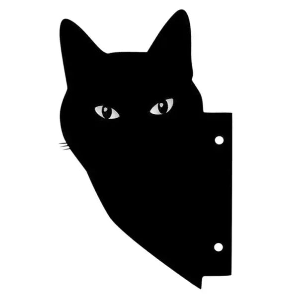 Kikande Katten – Trädgårdsstaty i Metall